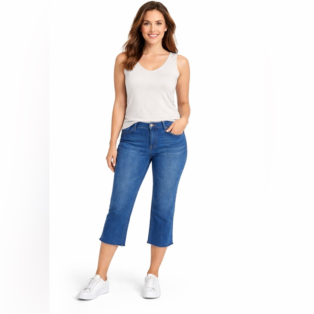 Talbots jeans pedal pushers womens size 10 petite